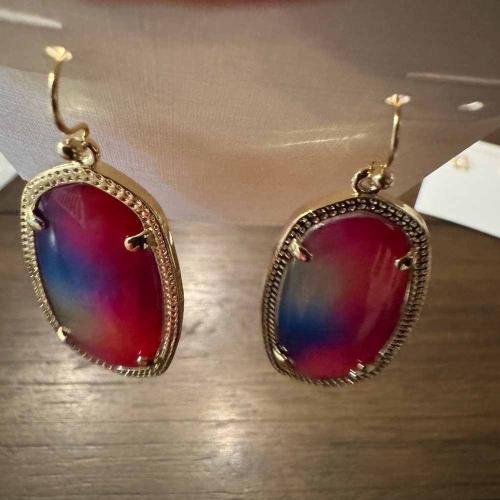 Kendra Scott Multicolor Gold Earrings - Picture 3 of 7